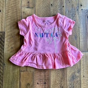 Nautica Pink Ruffle T-Shirt